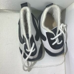 American Girl Doll Black and White Sneakers